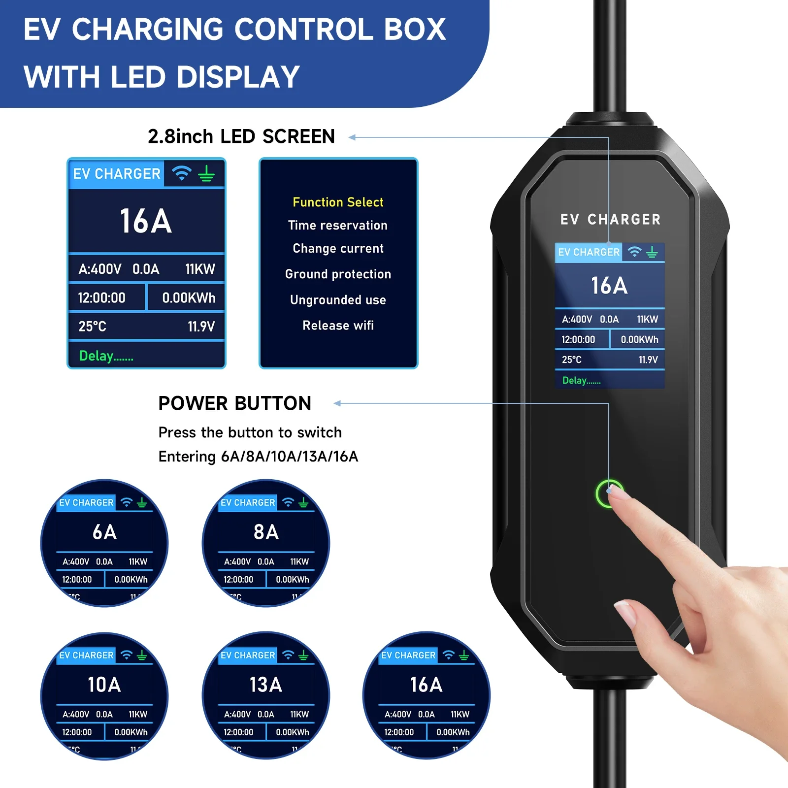 AFEEV 11KW Type 2 EV Charger 1 - Type 2 Portable Ev Charger 11Kw Cee review and price
